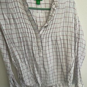Dip Plaid white shirt